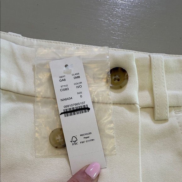 J. Crew Wrap-front skort in bi-stretch cotton blend Size 0 - Picture 8 of 16